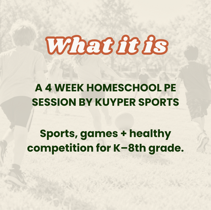 Field Day | 4 Week Homeschool PE Session