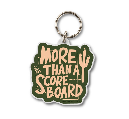 More Than a Scoreboard Backpack Keychain